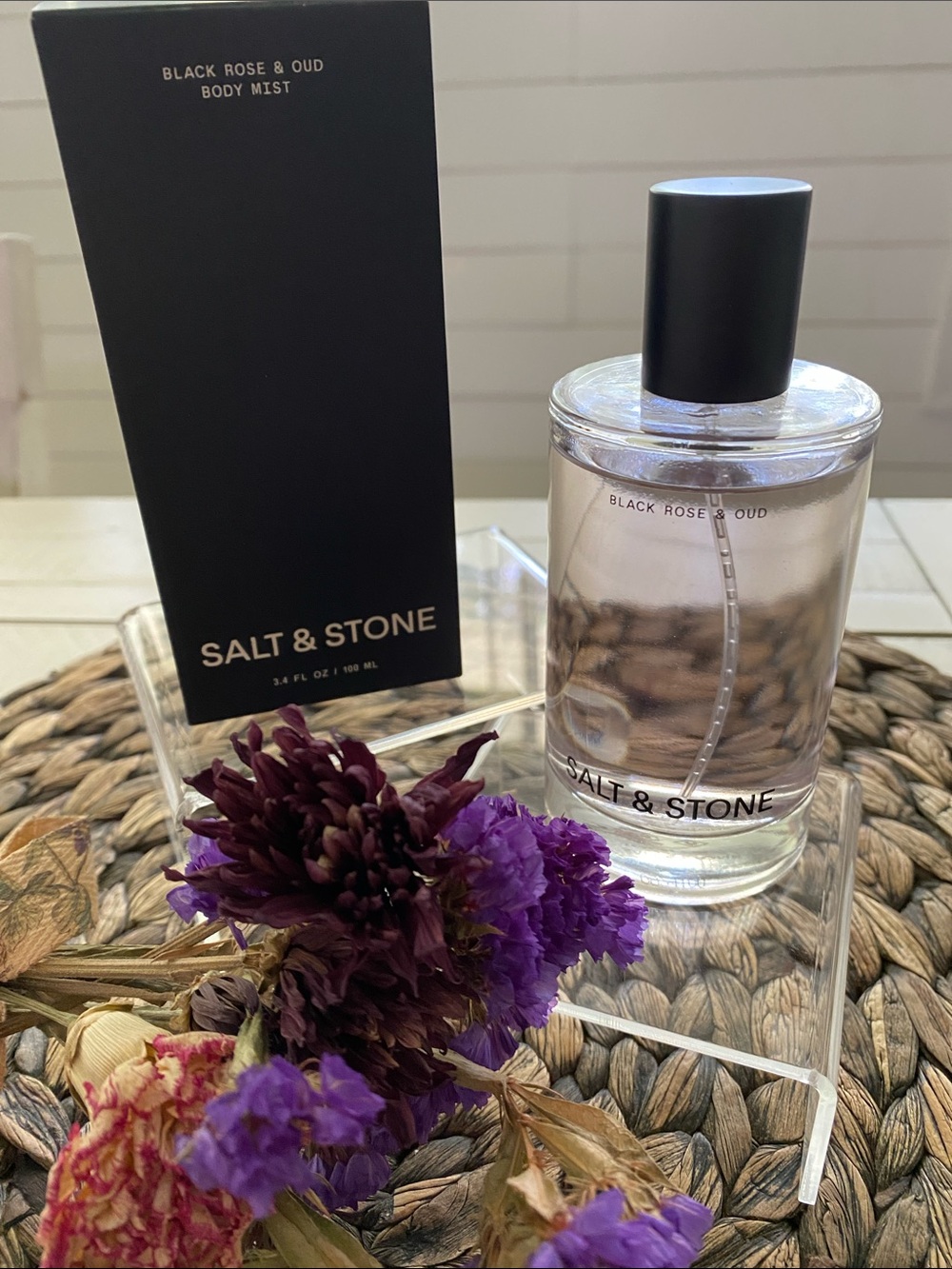 Salt & Stone Black Rose & Oud Body Mist